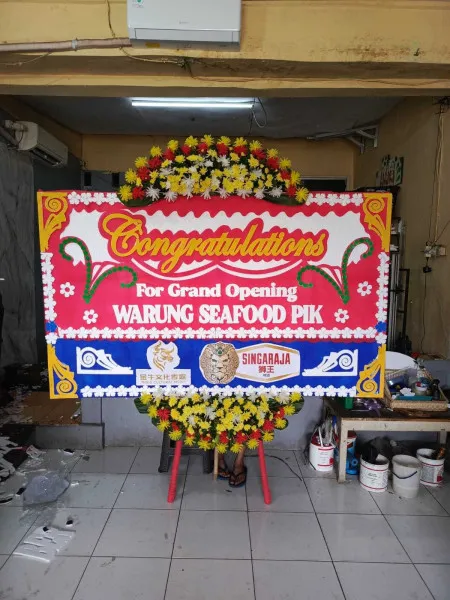 Papan Bunga Ucapan Selamat Kagok Slawi
