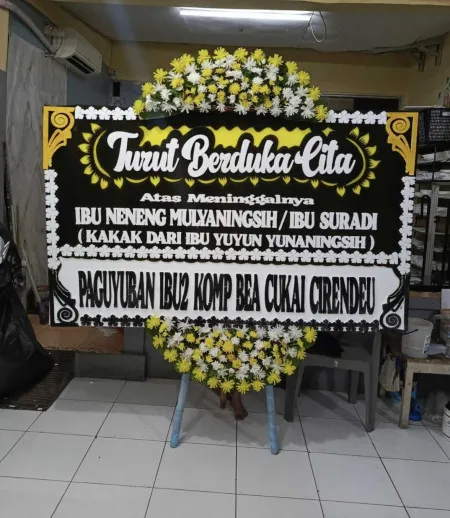 Papan Bunga Duka Kagok Slawi